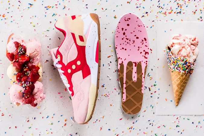 Saucony scoops trainer pack: strawberry vanilla