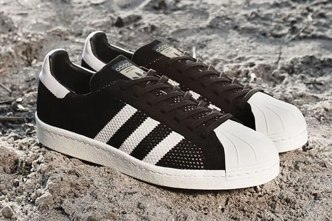 Adidas consortium superstar 80s primeknit trainers