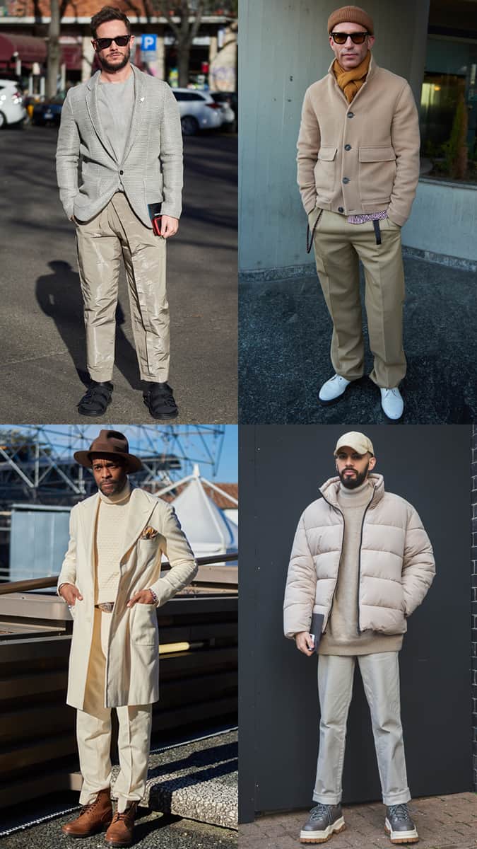 Aw19 xu hướng phong cách đường phố màu trung tính