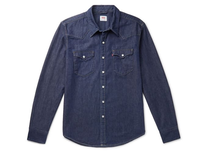 Những chiếc áo sơ mi denim đẹp nhất cho nam giới bạn có thể mua vào năm 2022 7 Áo sơ mi tây denim barstow của levi