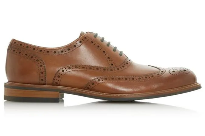 Giày brogue nặng dune palladium tan, brogues tốt nhất cho nam