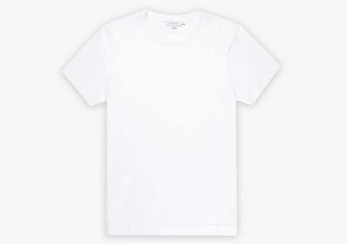 Áo thun cotton riviera nam màu trắng