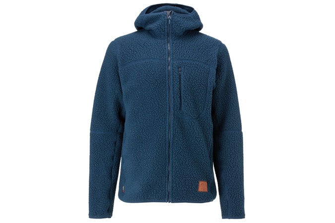5 cách thời trang để mặc theo xu hướng lông cừu 11 Áo khoác nỉ nam haglöfs pile hood, xanh tarn