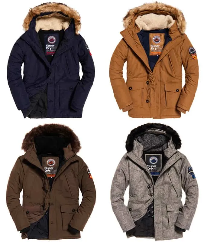 The best superdry parkas