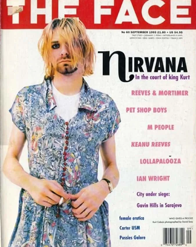 Kurt cobain trên tạp chí the face