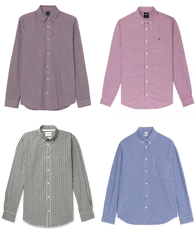 Những chiếc áo sơ mi gingham đẹp nhất dành cho nam giới