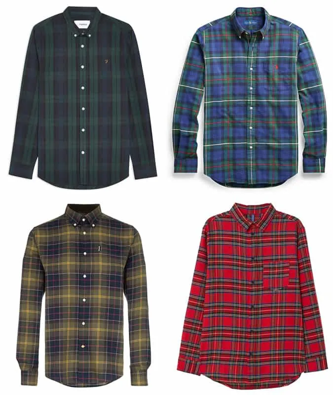 Những chiếc áo sơ mi tartan đẹp nhất dành cho nam giới