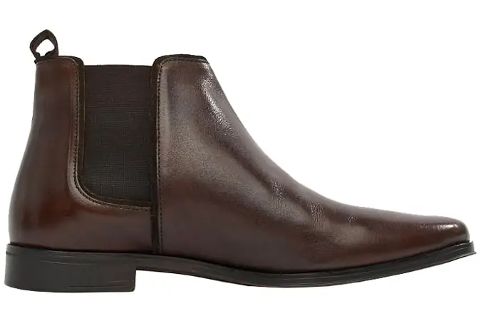 Asos design chelsea boots da nâu đế nâu