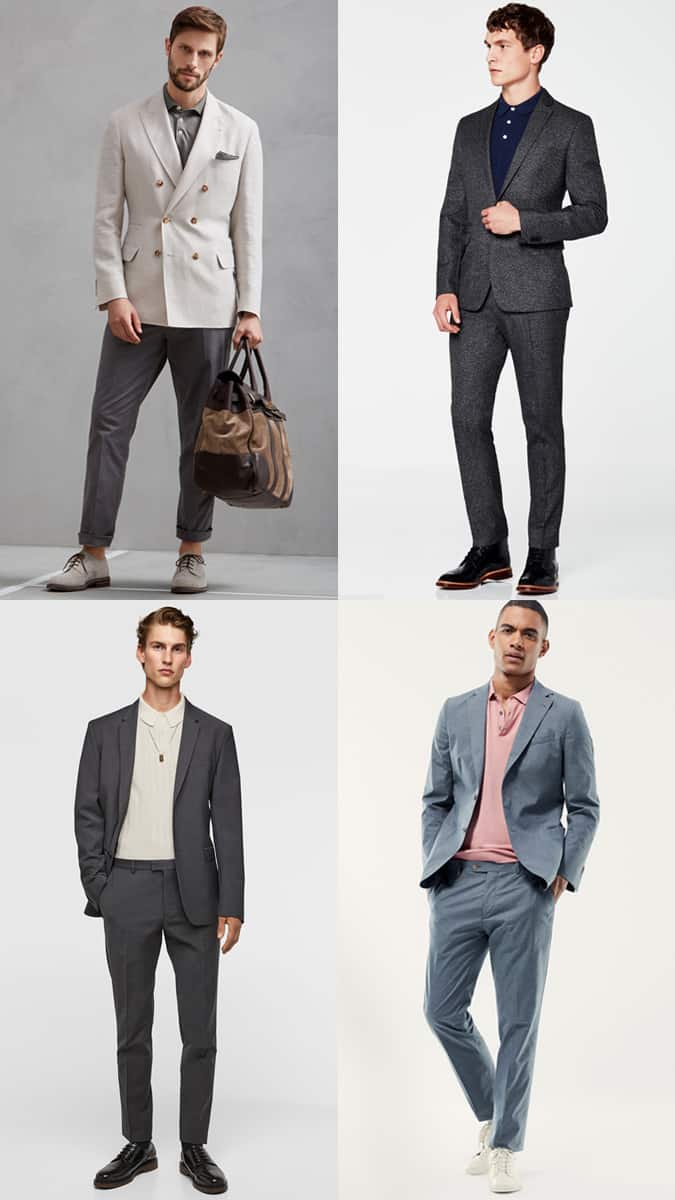 Làm thế nào để mặc một chiếc áo sơ mi polo theo 7 cách tươi mới 1 Cách mặc áo sơ mi polo với bộ suit