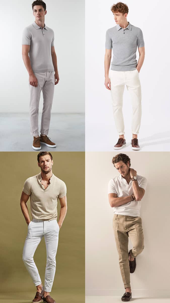 Làm thế nào để mặc một chiếc áo sơ mi polo theo 7 cách tươi mới 3 Cách mặc áo thun polo tonal