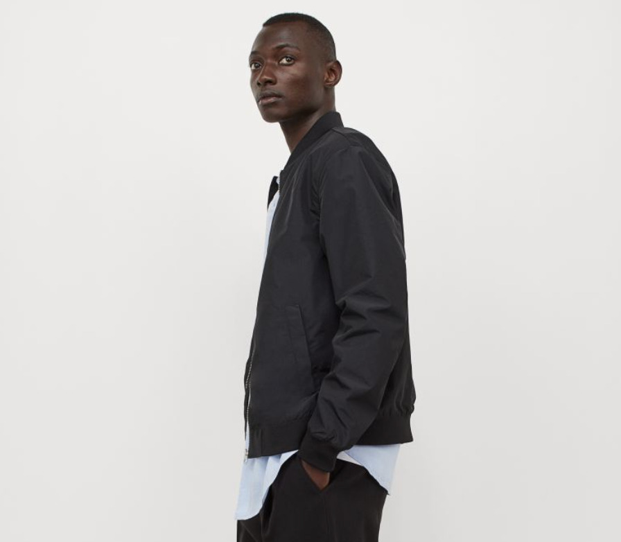 Hướng dẫn cơ bản về áo khoác máy bay ném bom 2 H&m bomber jacket