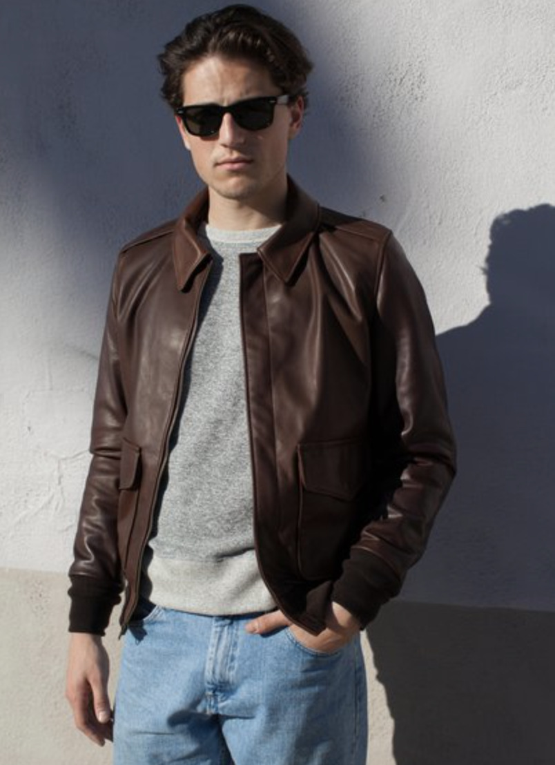Hướng dẫn cơ bản về áo khoác máy bay ném bom 6 Schott nyc bomber jacket