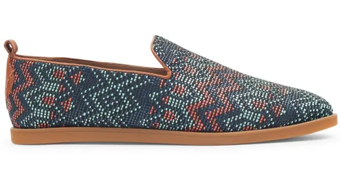 Parker aztec blue slip trên loafer