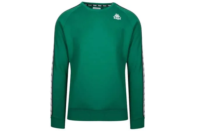 Kappa green banda sweatshirt