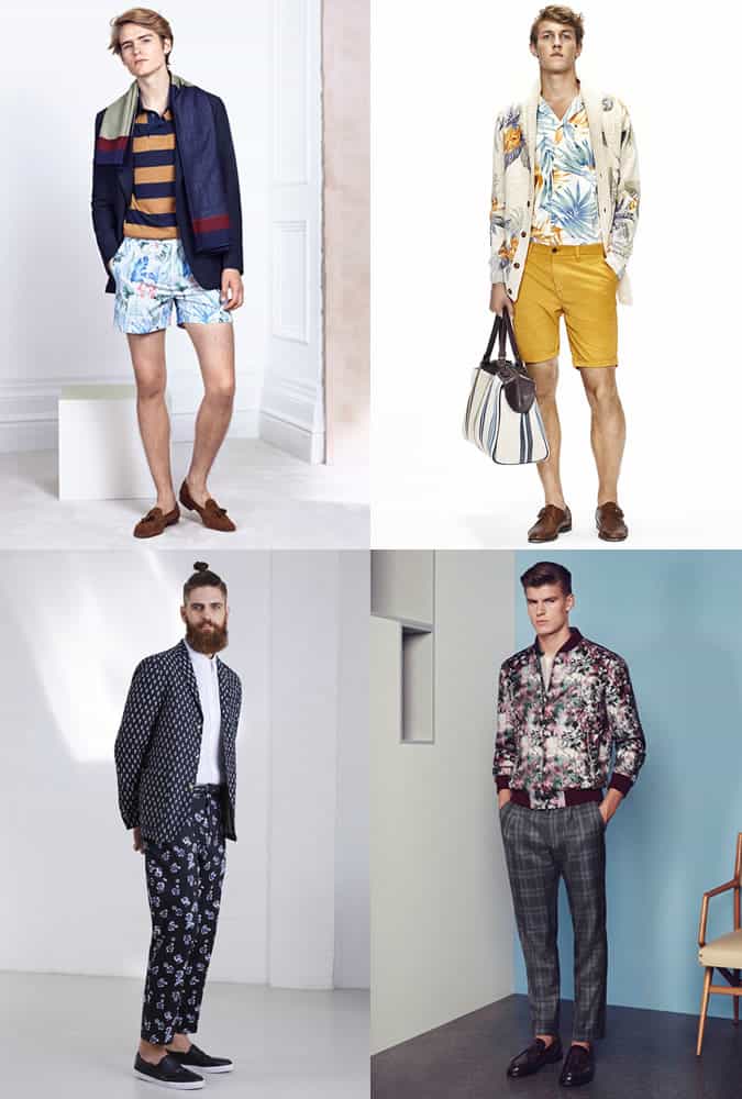 Cách mặc hoa: mùa hè 2015 2 Nam giới in lookbook truyền cảm hứng cho trang phục