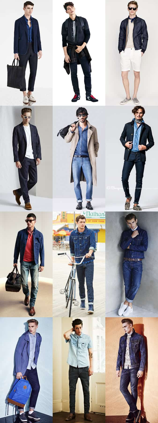 Xem trước xu hướng thời trang nam mùa xuân / hè 2015 1 Lookbook truyền cảm hứng cho trang phục denim nam
