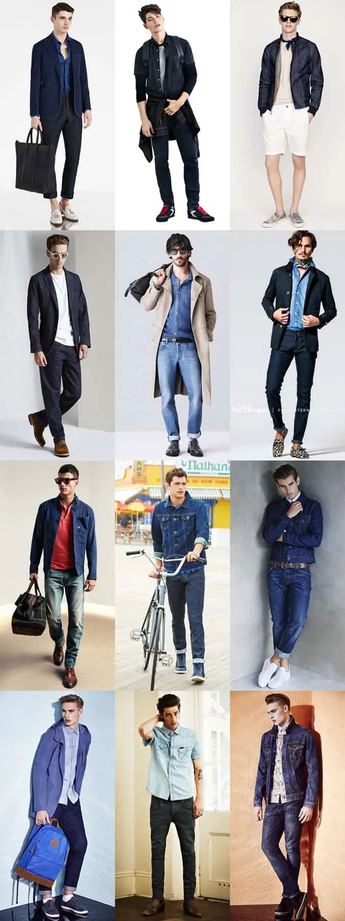 Lookbook truyền cảm hứng cho trang phục denim nam