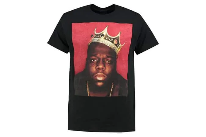 Boohoo man biggie crown t-shirt