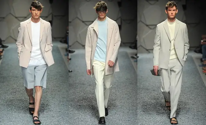 Bộ sưu tập quần áo nam ermenegildo zegna ss14 - tông màu nude