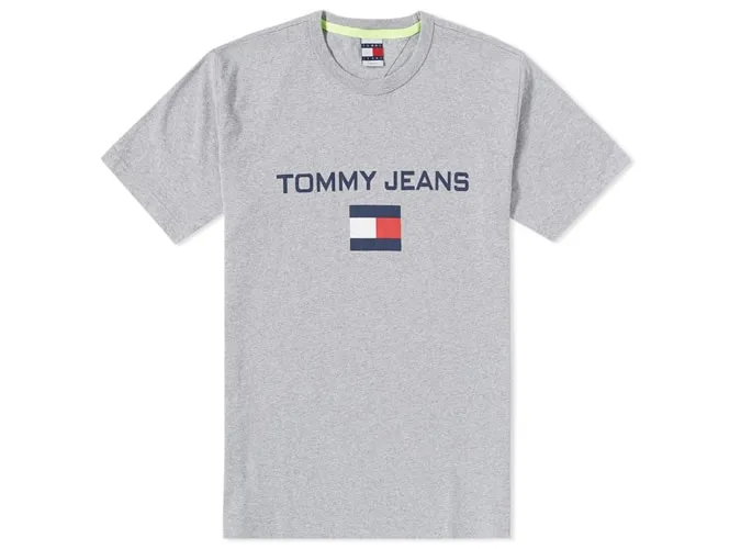 Tommy jeans 5. 0 áo phông có logo của thập niên 90