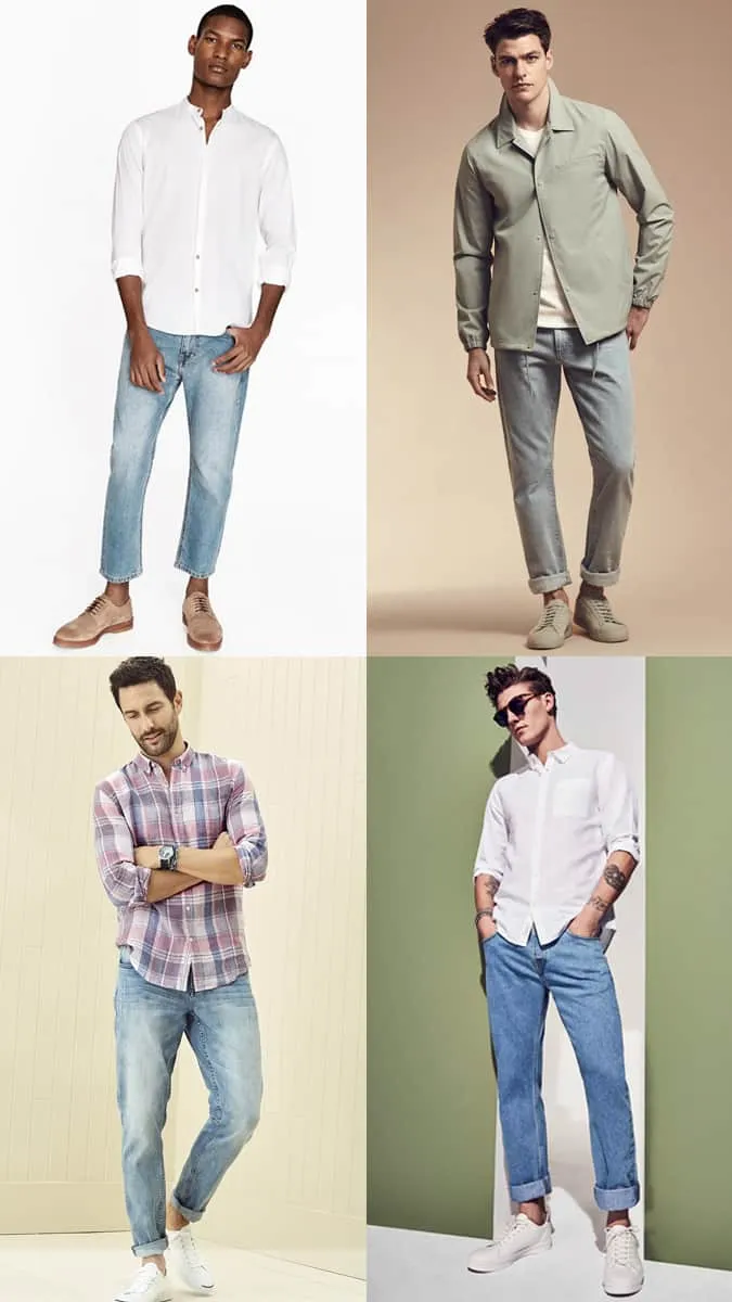 Cách mặc xu hướng denim của bố