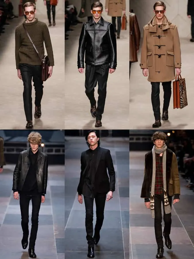 Chelsea boots trên đường băng aw13 tại burberry prorsum và saint laurent