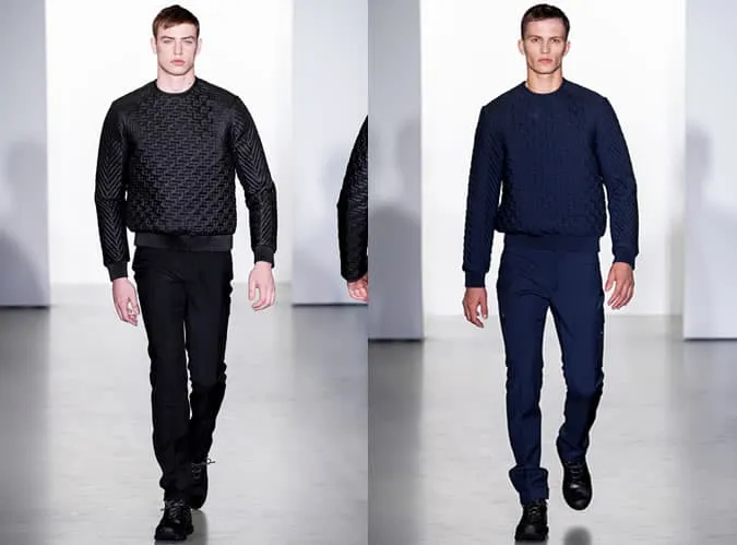 Calvin klein quilted jumpers dành cho aw13