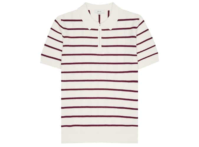 Những bộ quần áo nam mới tốt nhất để mua ngay bây giờ 4 Áo sơ mi polo sọc zip reiss