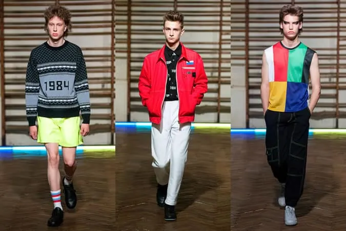 Gosha rubchinskiy menswear đường băng xuân / hè 2016