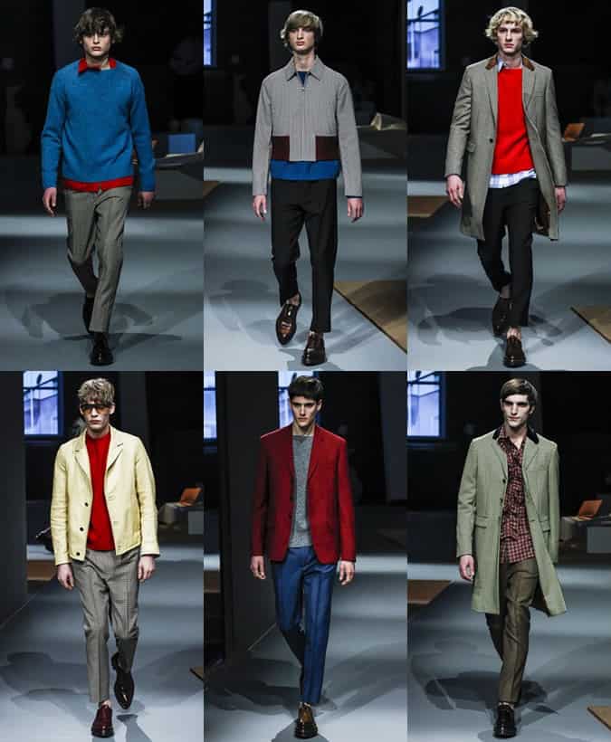 Tuần lễ thời trang milan - xu hướng chính cho aw13 1 Prada aw13 menswear - tuần lễ thời trang milan