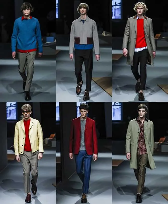 Prada aw13 menswear - tuần lễ thời trang milan