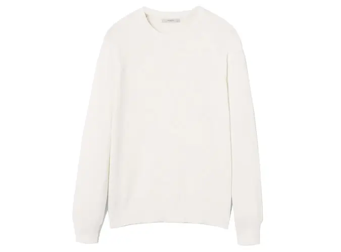 Mango man cotton-linen blend jumper