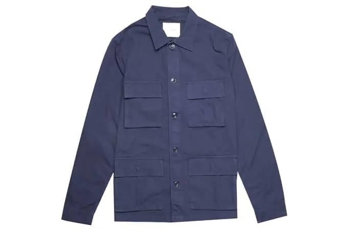 A day's march navy overshirt