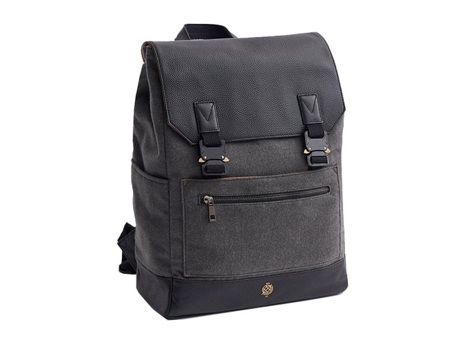 Balo the chapman charcoal wool melton