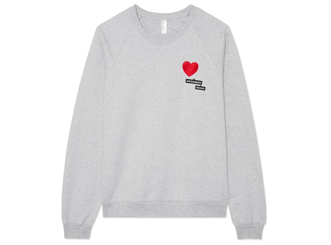 California fleece thêu raglan