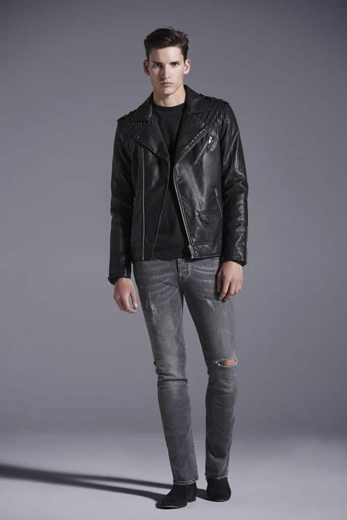 Áo denim nam River Island AW16