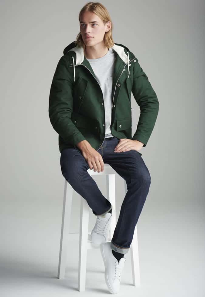 Áo denim nam River Island AW16