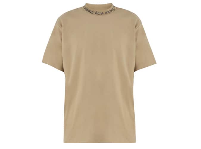 Acne studios navid áo phông có logo-jacquard