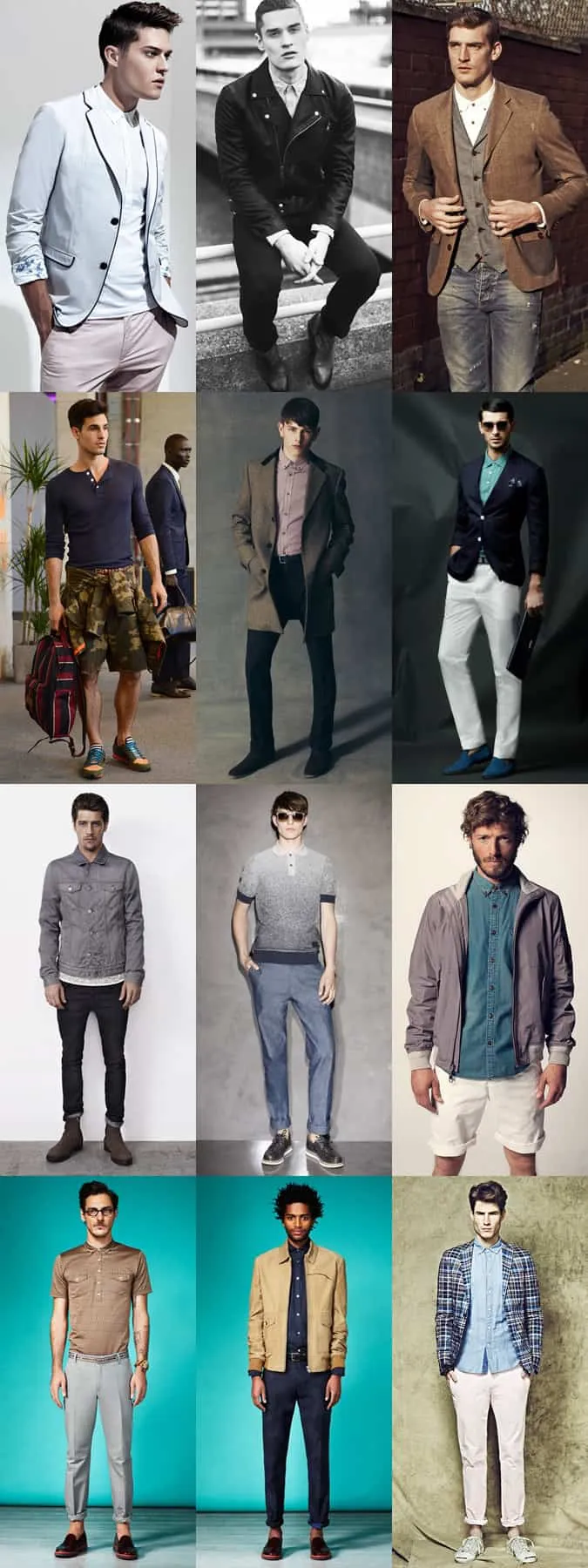 Men's buttoned-up lookbook