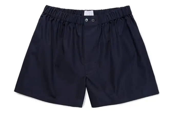 Sunspel sea island cotton boxer anh gốc