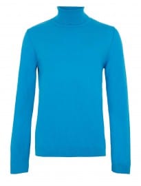Áo thun cổ bẻ màu ngọc lam topman