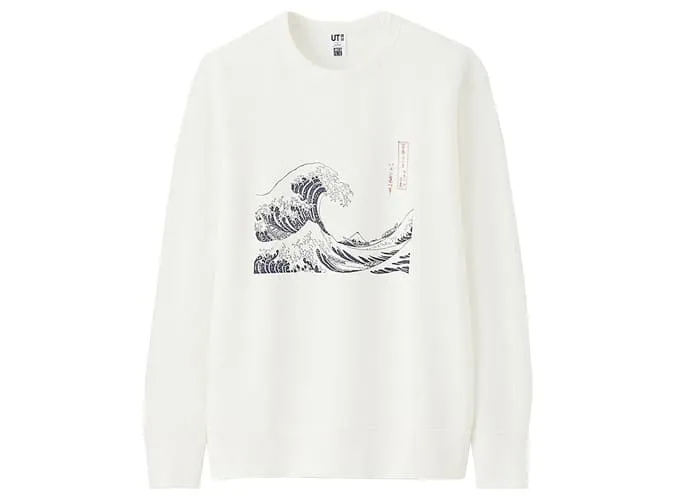 Uniqlo x hokusai sweatshirt