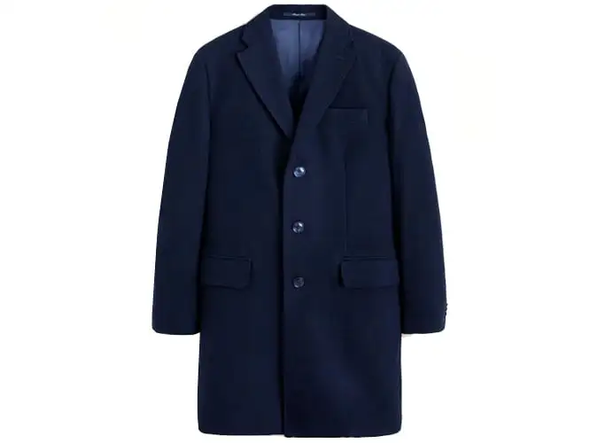 Mango classic wool tailored coat