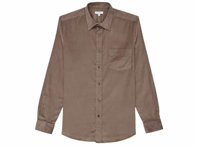 Những bộ quần áo nam mới tốt nhất để mua ngay bây giờ 16 Racer corduroy shirt taupe