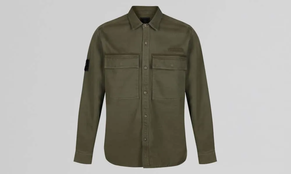 Luke 1977 noir dark moss shirt