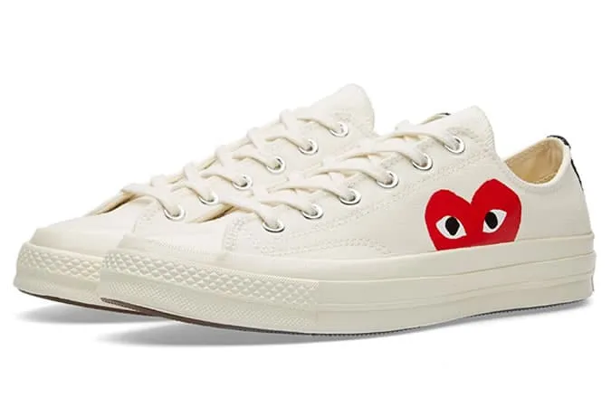 Comme des garcons play x converse chuck taylor 1970 ox