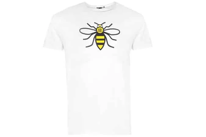 Boohoo man mcr charity t-shirt