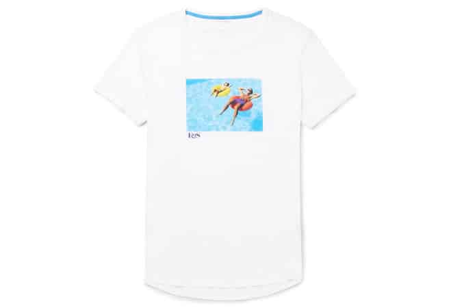 Những bộ quần áo nam mới tốt nhất để mua ngay bây giờ 16 Áo thun cotton-jersey in hình cha và con trai màu nâu orlebar