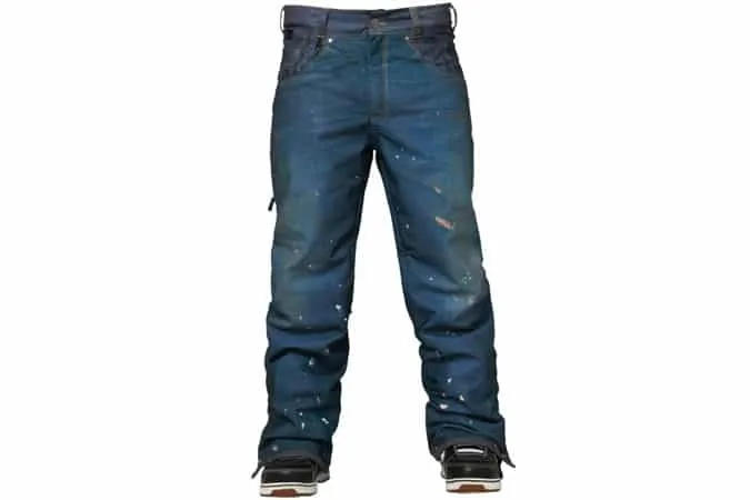 686 quần denim phá hủy