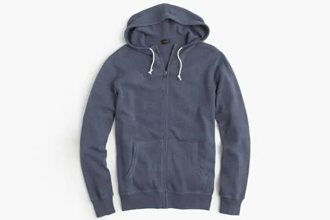 J. Crew zip hoodie